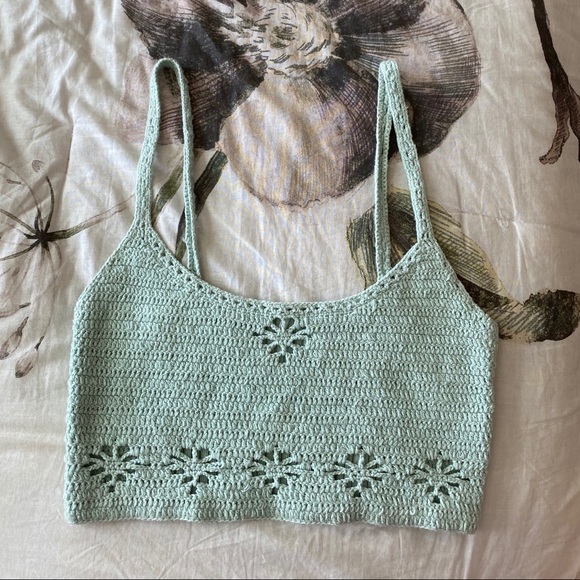 free people Berlinette Crochet Cami Crop - Picture 5 of 7